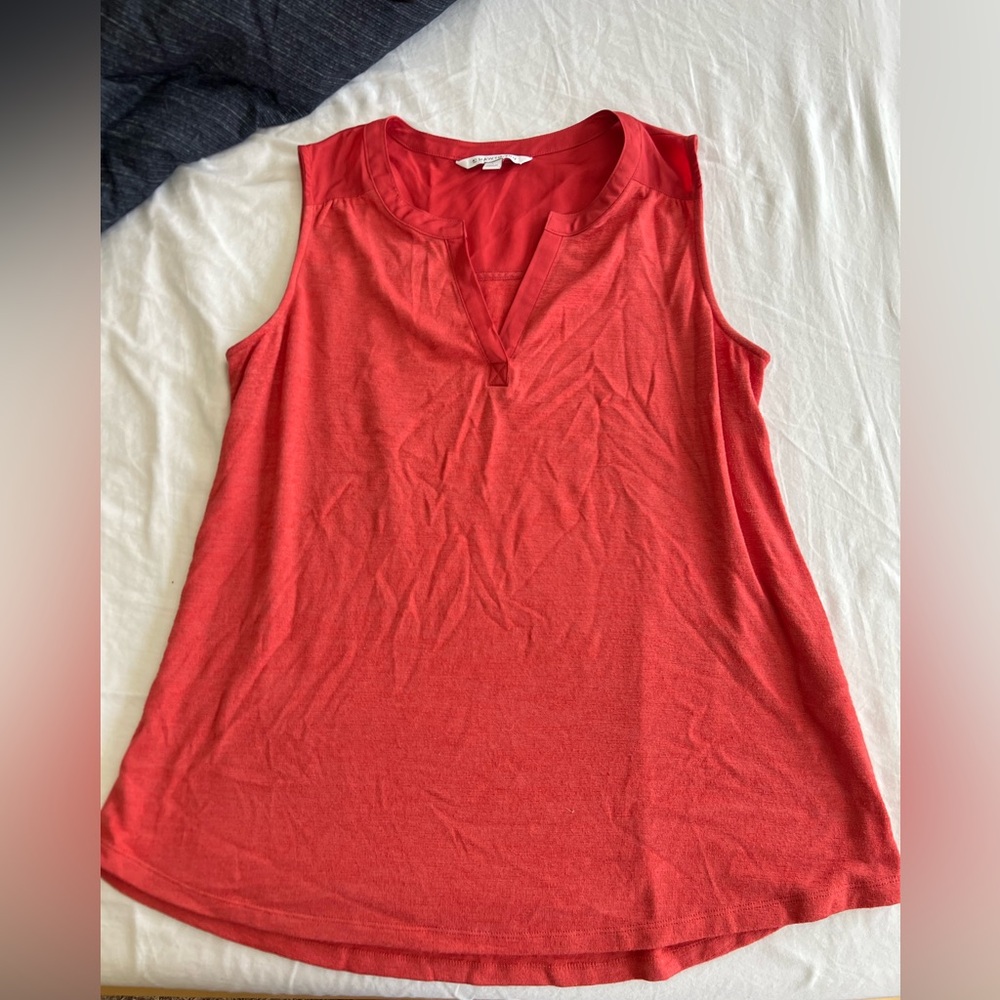 41 Hawthorne Deep Salmon Tank Top